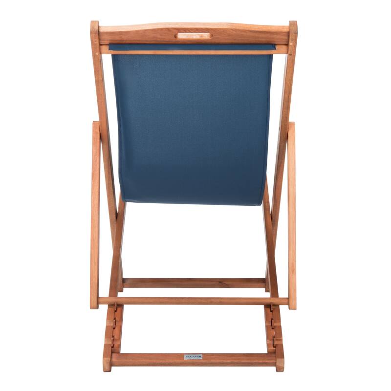 SAFAVIEH Outdoor Natalya Foldable Sling Chair (Set of 2) - 24W x 34D x 41H
