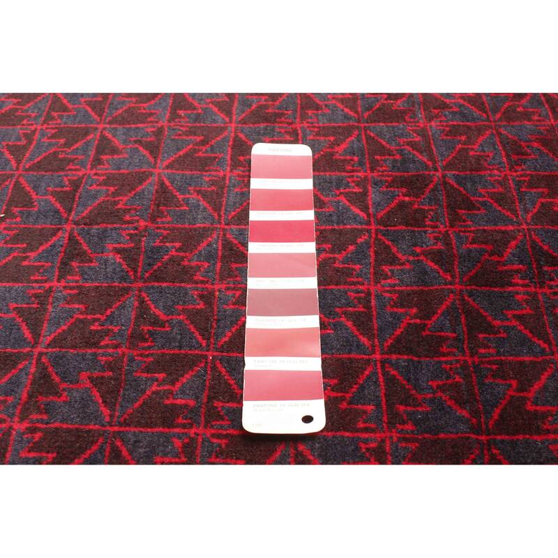 ECARPETGALLERY Hand-knotted Teimani Dark Burgundy Wool Rug - 2'11 x 4'9