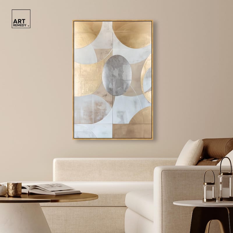 Golden Orb II Canvas by Art Remedy