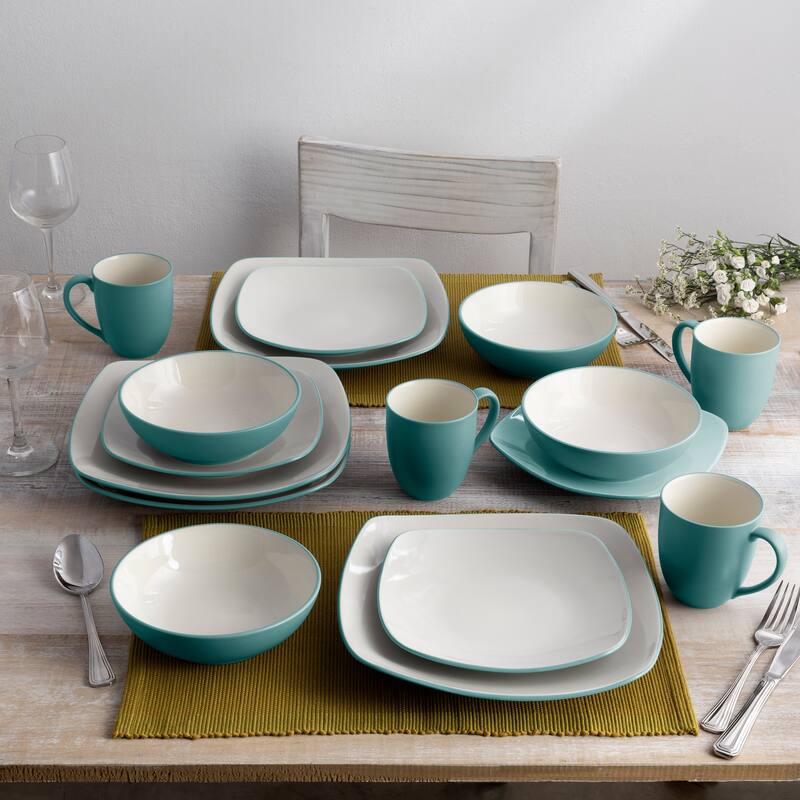 Noritake Colorwave 16-Piece Square Set, Service For 4