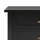 preview thumbnail 43 of 54, WYNDENHALL Norfolk 24 inch Wide Transitional Bedside Nightstand Table - 24 Inches wide