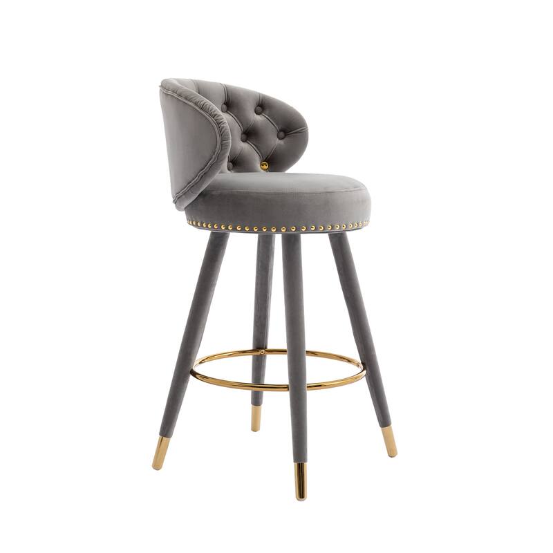 Counter Height Bar Stools with a fixed height of 360 degrees Set of 2