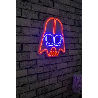 15" Novelty Darth Vader Led Neon Sign Wall Décor - 0.8" x 15" x 14.2"