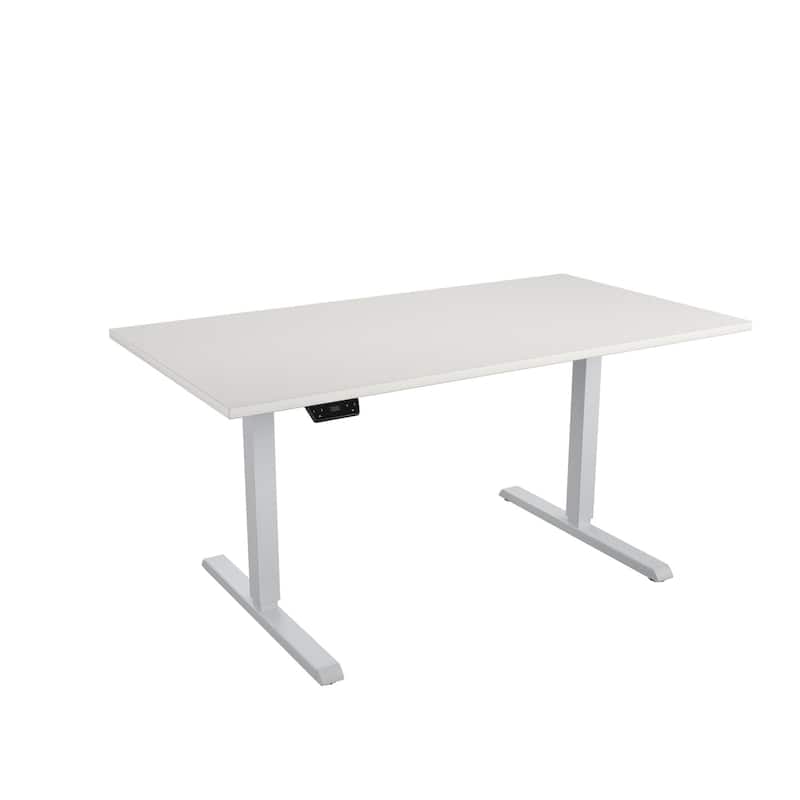Bridgeport E-Lift Adjustable Height Pro-Desk - 60" White