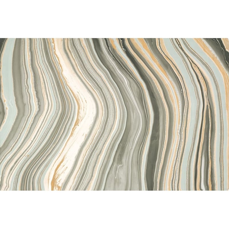 NextWall Botswana Marbled Agate Peel and Stick Wall Mural - 162 x 108 x 0.01 inches - Harbor Grey & Cantaloupe