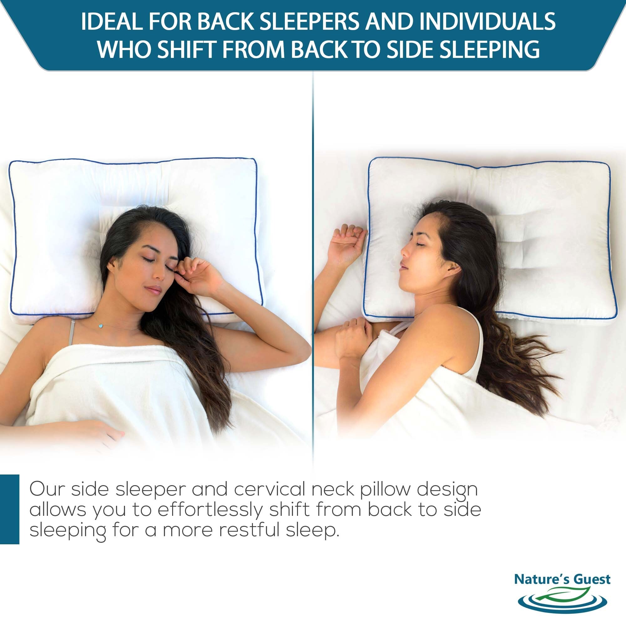 Nature's guest cervical support pillow bed bath beyond 2025