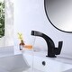 preview thumbnail 1 of 13, Matte Black Bathroom Faucet Waterfall Vessel Sink Faucet Single Handle 3.88*7*6.8