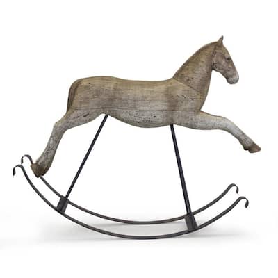 Horse Rocker Décor - 22.25 x 6.25 x 19.25