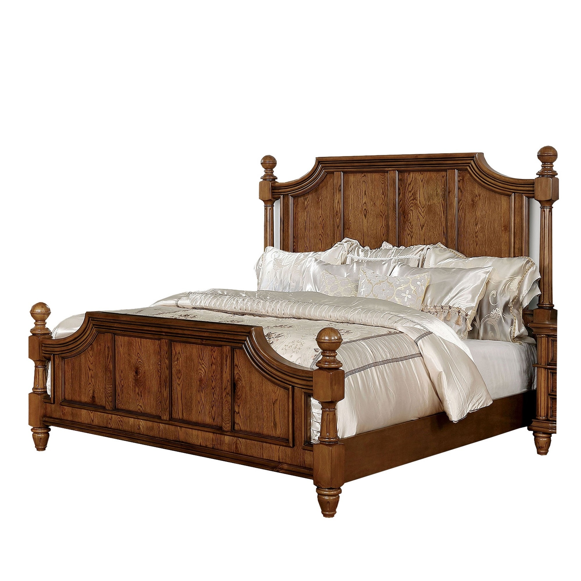 california king bed frame with posts