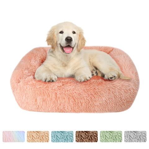 Soft Plush Pet Bed Sleeping Mat Cushion for Dogs Cats Rectangle