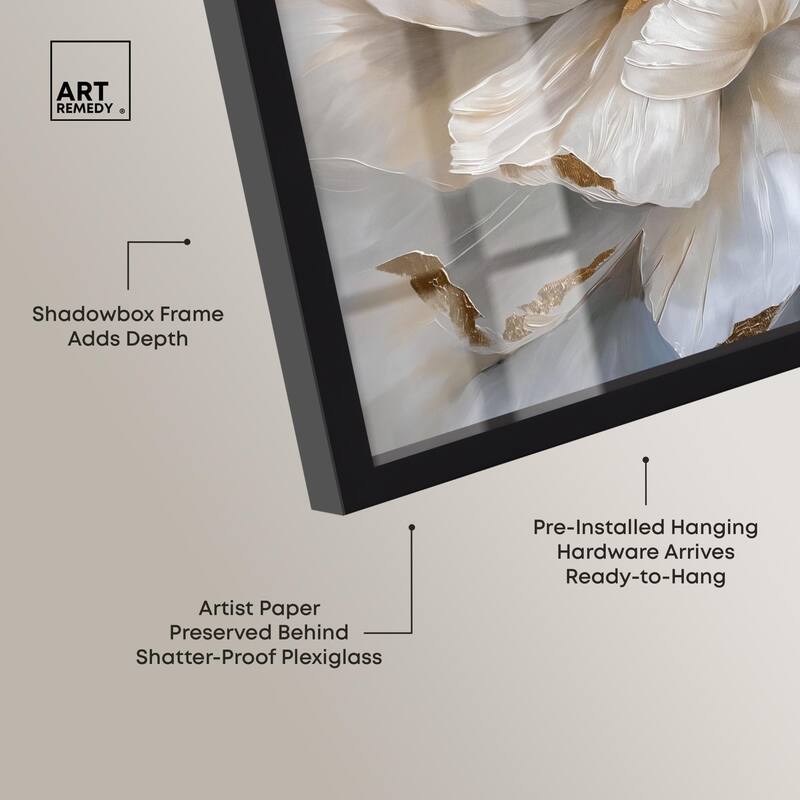 Golden Veins of Grace Shadowbox by Art Remedy