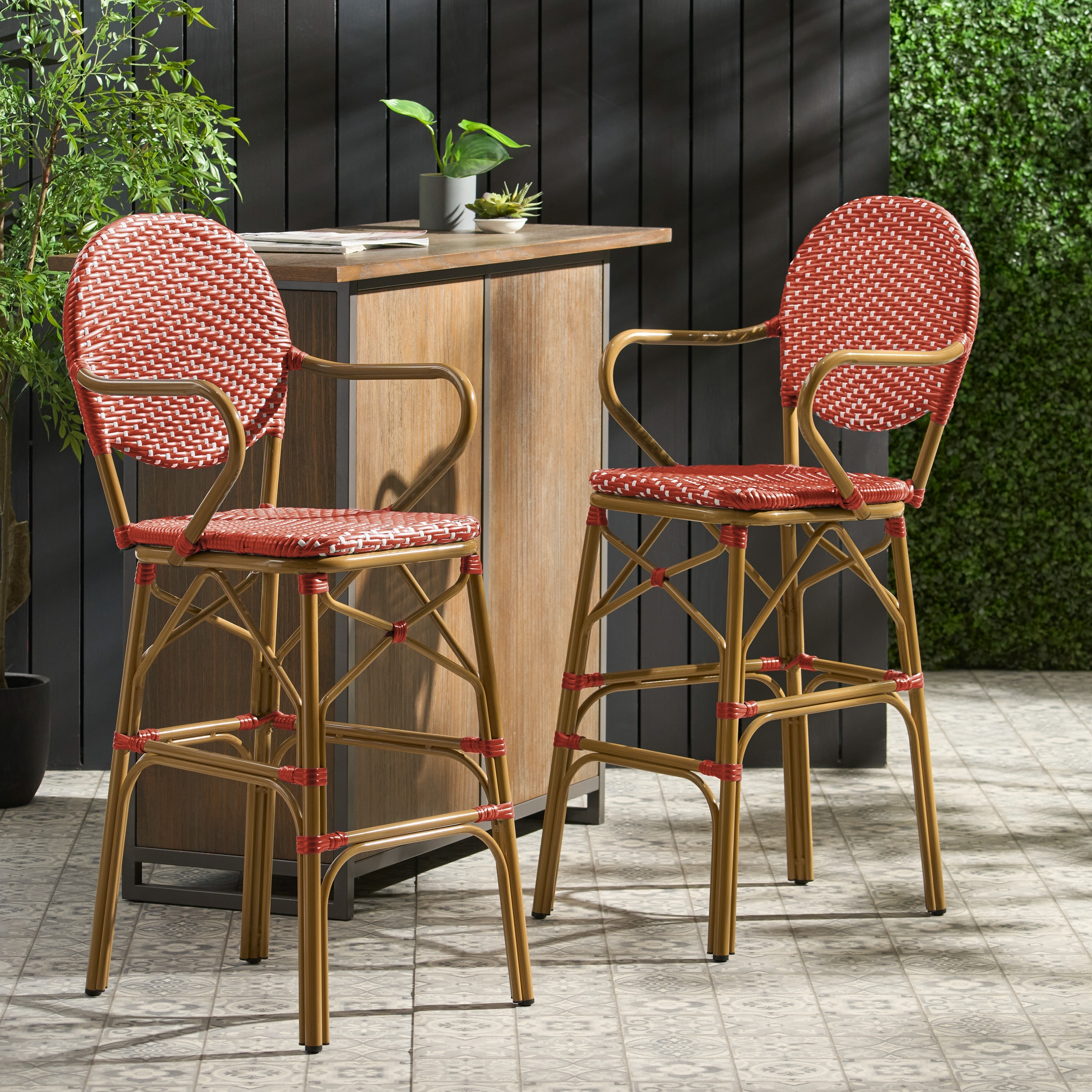 Bar Stools High Chair Garden Furniture Outdoor Bar Set Outdoor Bar