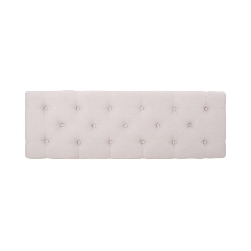 Upholstered Button Tufted Bench