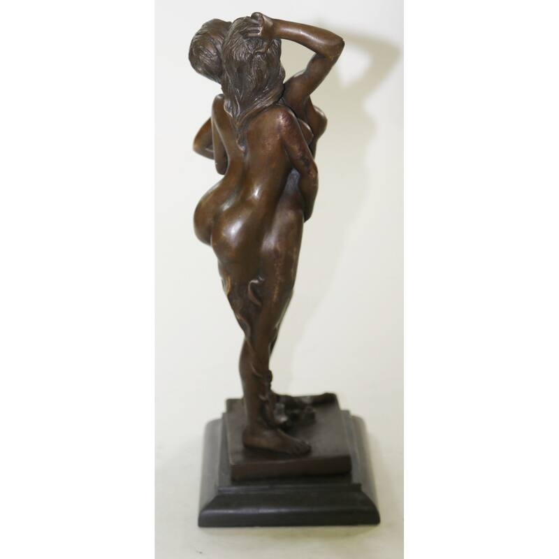 Original Mavchi Sweet Nothing Lovers Art Bronze Statue Sculpture