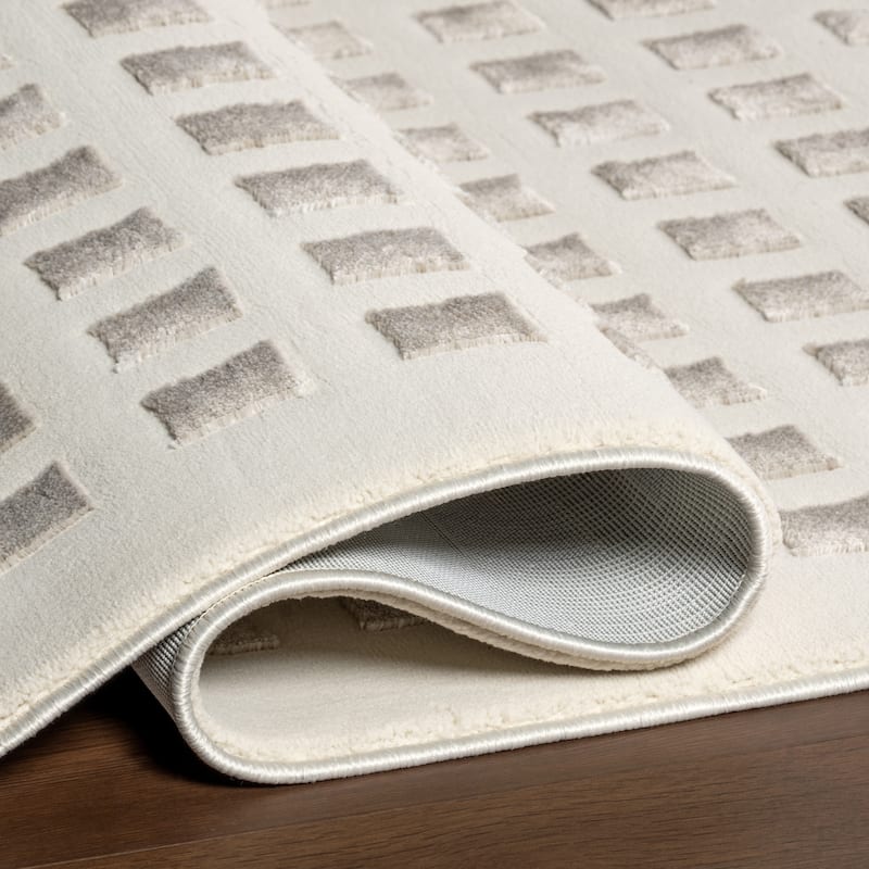 Nuloom Daleyza Checkered Machine Washable Area Rug