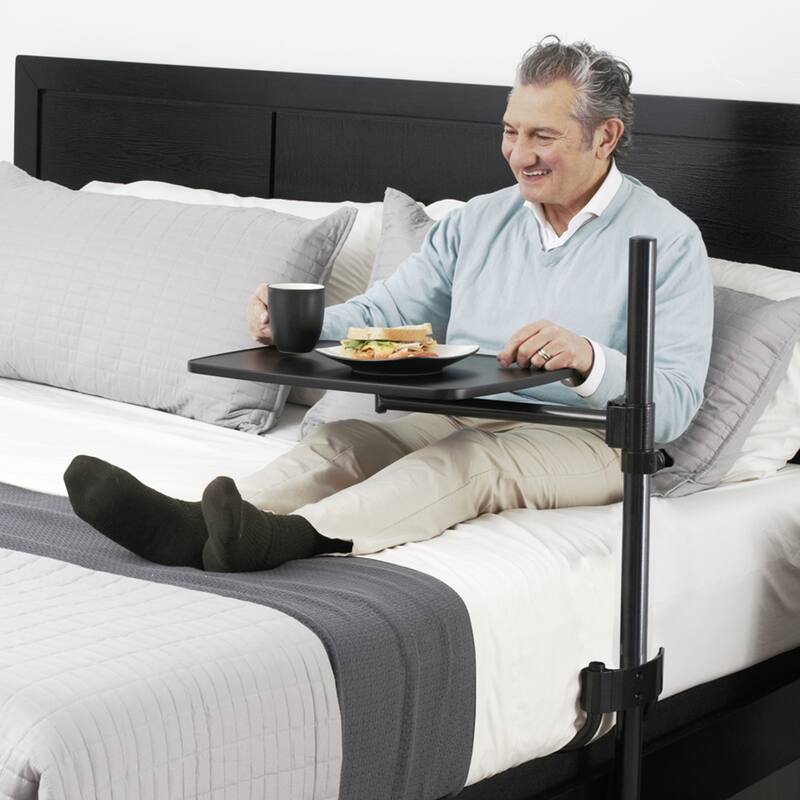 Able Life Universal Overbed Table, Adjustable Laptop Stand for Beds