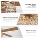 preview thumbnail 19 of 47, 52 or 62 or 72 Inches Crystal Ceiling Fan Fandelier with Lights,For Bedroom Kitchen Patio Remote Control