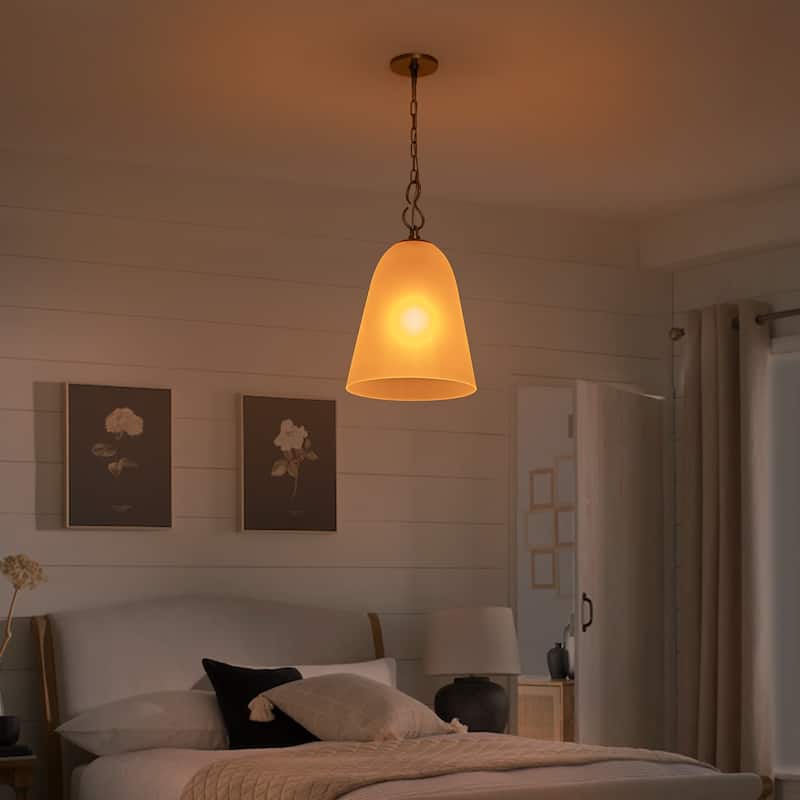 Modern Champagne Bell Pendant Light Lighting for Kitchen Island