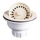 preview thumbnail 7 of 8, Karran Kitchen Sink Basket Strainer Bisque