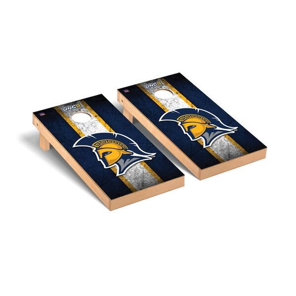 slide 2 of 5, UNC Greensboro Spartans Vintage Cornhole Board Set