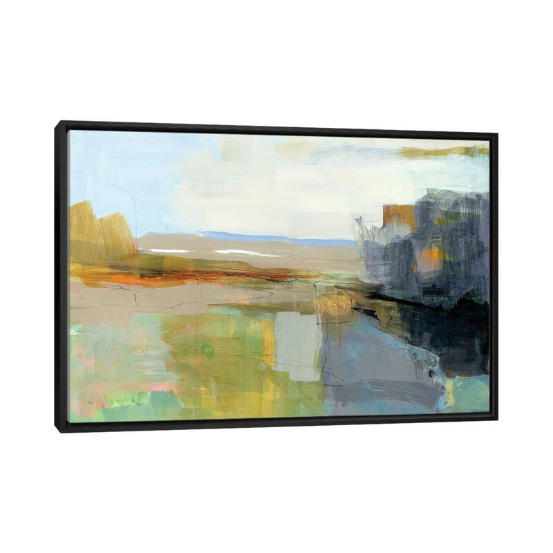 iCanvas "Summer Vibes" by Kathleen Robbins Framed Canvas Print - Black - 26x40