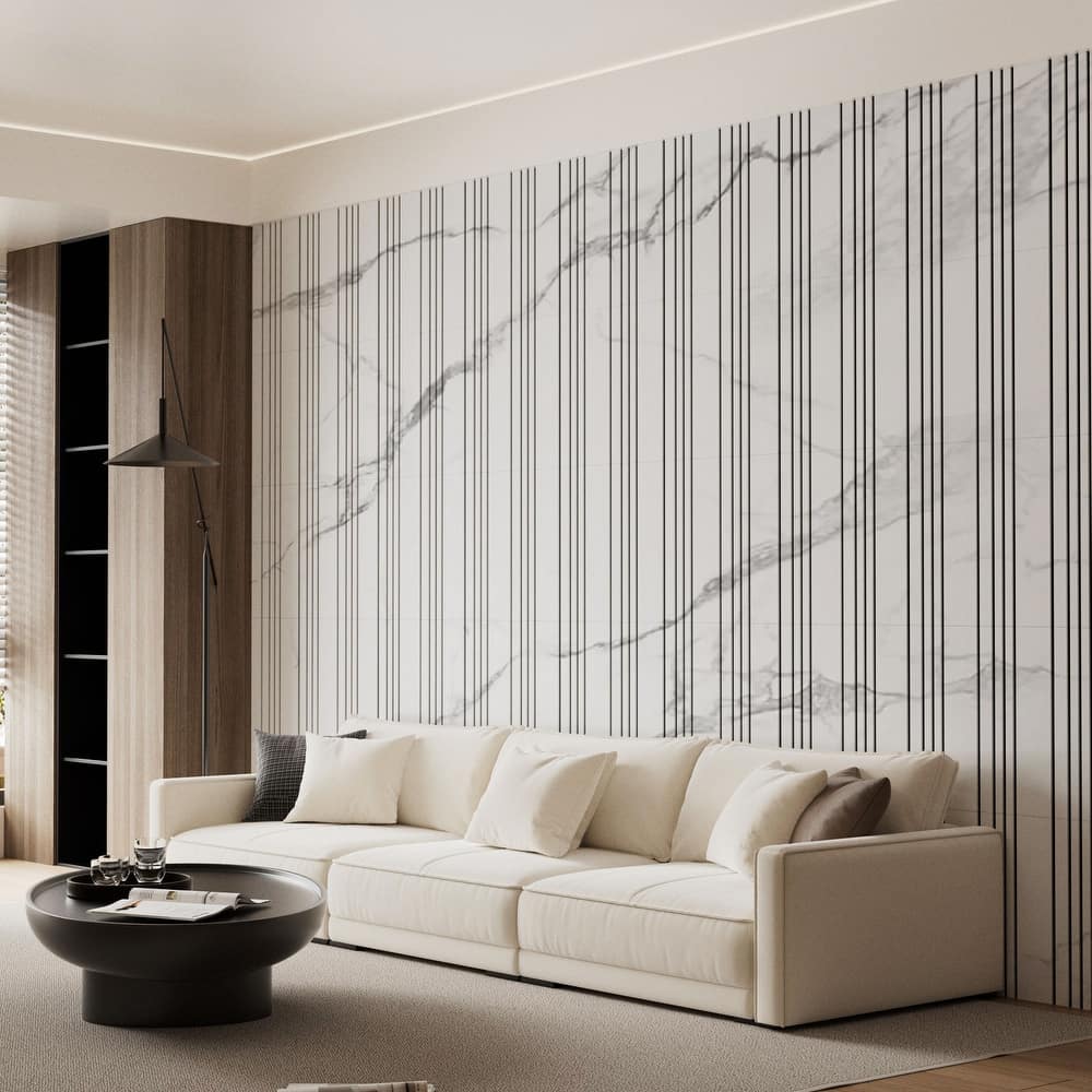 23.6" x 23.6" Wood Slat Acoustic Wall Panels for Ceiling and Wall Decor, 8-Pack (31 sq ft)