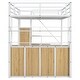 preview thumbnail 8 of 18, Creative Structure Full Size Heavy-Duty Metal Loft Bed Frame