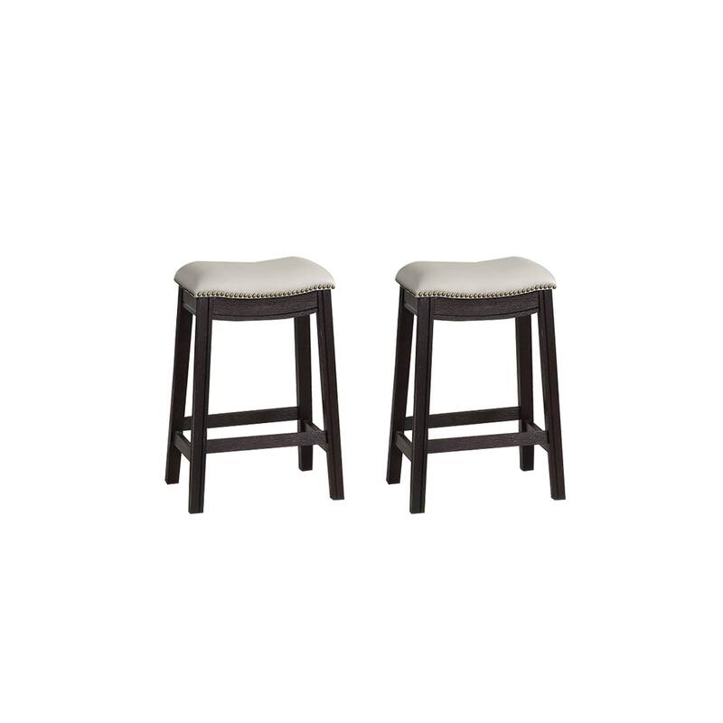 Black Pu Upholstery Bar Stool
