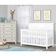 preview thumbnail 2 of 1, SweetPea Baby Dover 4 in 1 Convertible Crib - White