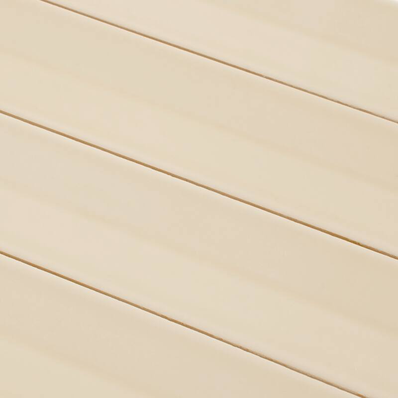 Apollo tile 2" x 16" Horizonte Glossy Alabaster Beige Ceramic Tile (10.76 sq ft/case) - 50 Pack