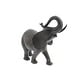 preview thumbnail 4 of 7, Gray Polystone Elephant Decorative Sculpture