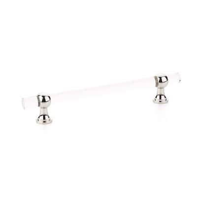 Schaub and Company Lumiere 6" Euro Modern Acrylic Bar Cabinet Handle