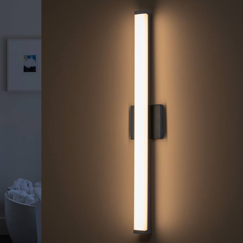 C Cattleya LED Vanity Bar Light Indoor Wall Sconce with Acrylic Shade