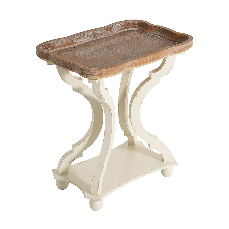 Ouray French Country Accent Table with Rectangular Top by Christopher Knight Home