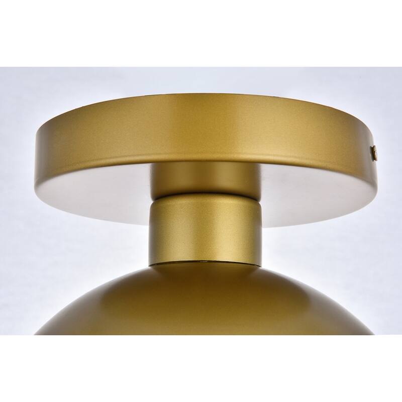Clear Glass 1-light Flush Mount