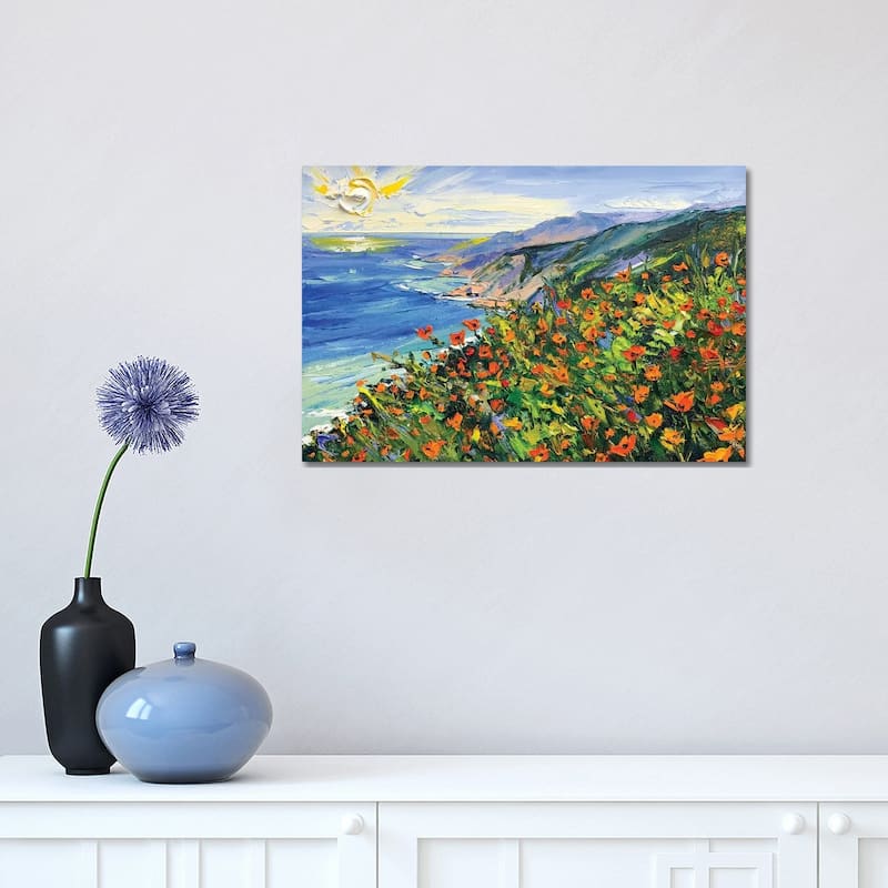 iCanvas "A Walk In Big Sur II" by Lisa Elley Canvas Print - 12x18x1.5