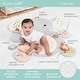 preview thumbnail 5 of 3, The Peanutshell Elephant Safari Crib Bedding, Tummy Time Mat & Security Blanket Set, 4-Piece Set