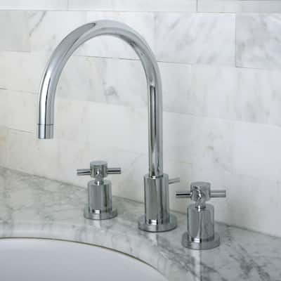Concord 8 in. Widespread Bathroom Faucet in Polished Chrome