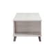 preview thumbnail 7 of 7, Mankx Mid-Century Modern White 47-inch 3-Shelf Coffee Table by Furniture of America