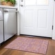 preview thumbnail 89 of 132, Premium Washable Super Soft Modern Maze Mayfield Rug Purple - 1'8" x 2'6"