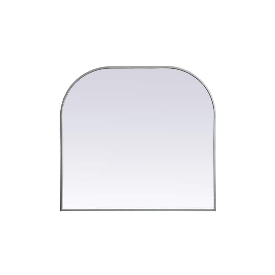 Indigo Home Metal Frame Arch Mirror 36x34 Inch