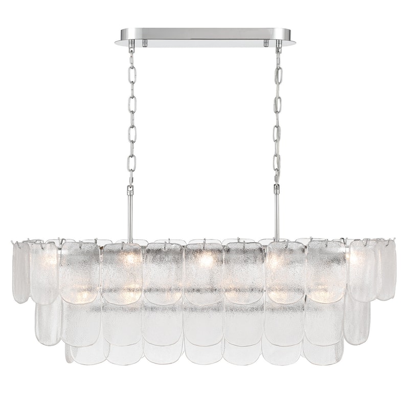 Artcraft Bianca 12-Light Island-Light - Polished Nickel