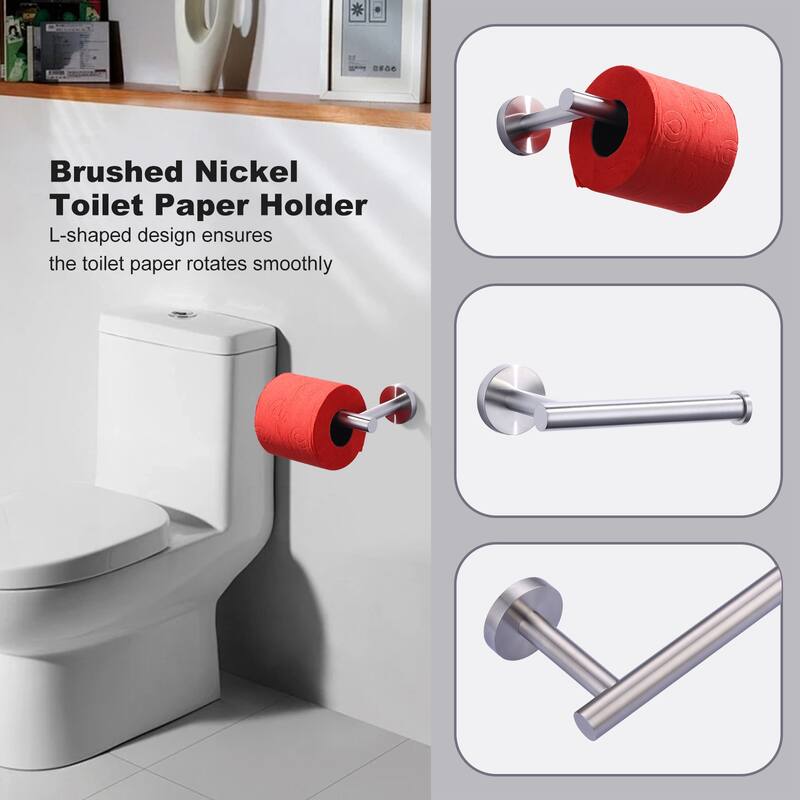 WOWOW 3-Piece Bath Hardware Set with Mounting Hardware