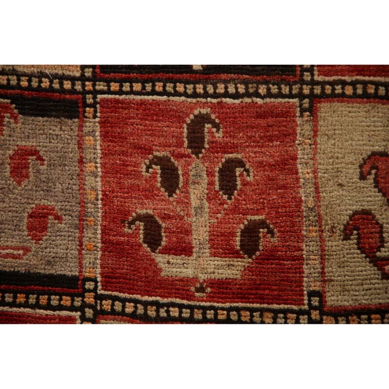 Vegetable Dye Bakhtiari Persian Vintage Area Rug Handmade Wool Carpet - 5'3"x 9'3"