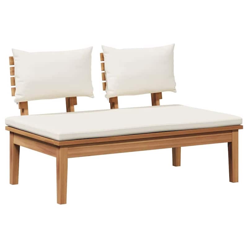 vidaXL Garden Bench Set with Cushion 3/4/5 pcs - 23.6" x 23.6" x 11.8