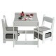 preview thumbnail 9 of 8, 3 in 1 Children's Activity Table with Storage for Painting