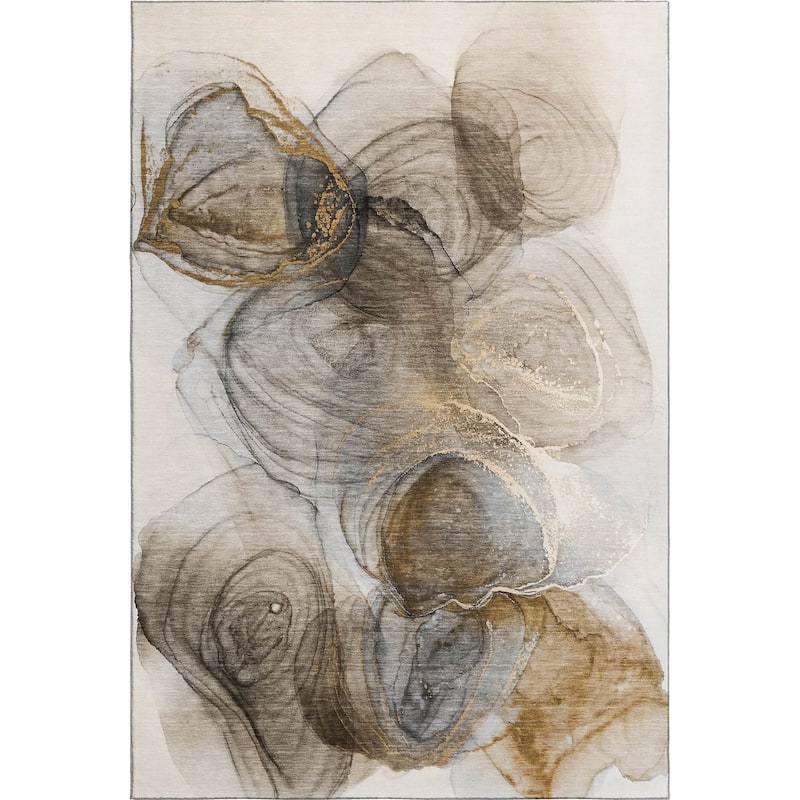 Premium Washable Super Soft Abstract Contemporary Mayfield Rug