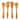 Handcrafted Olive Wood Kitchen Utensil Set of 4 – Cooking & Serving Tools (2 spork 1 solid spatula, and 1 pierced spatula)