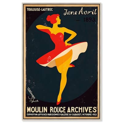 Moulin Rouge Canvas by Art Remedy
