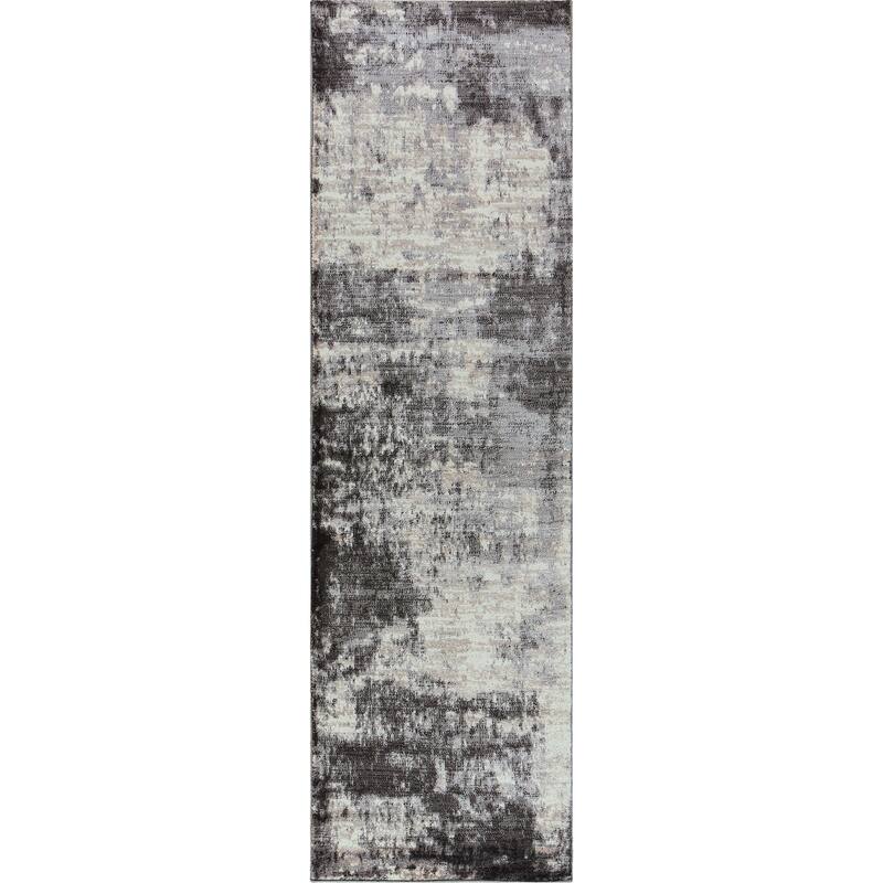 Alora Decor Swagger Contemporary Abstract Rug - 2'3" x 7'7" - Taupe
